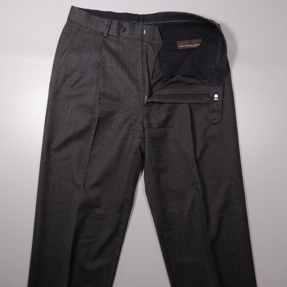 Brooks Brothers Vitale Barberis Canonico Wool Pants Made in Canada Mens 33x27 - Picture 4 of 10